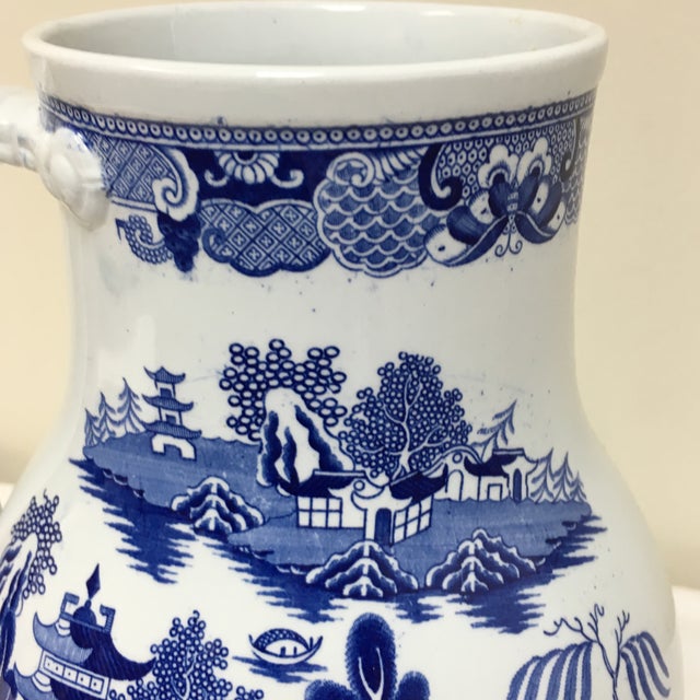 Vintage Blue Willow Vase Chairish