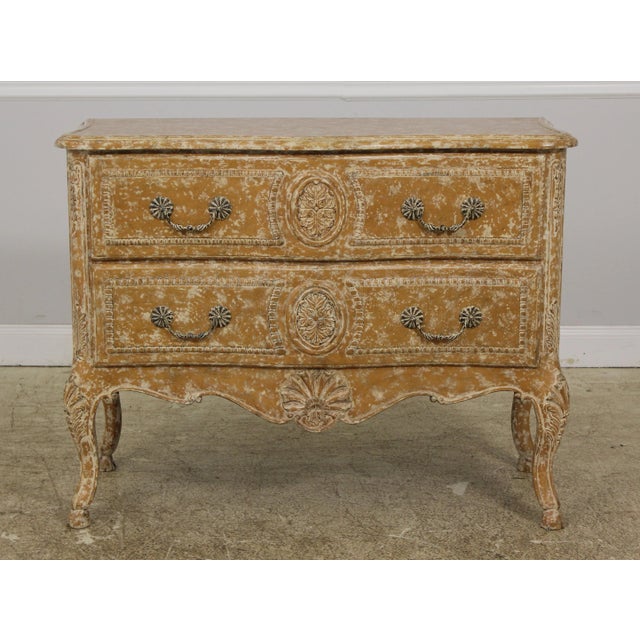 Theodore Alexander French Style Sponge Finish Commode Chest For Sale - Image 13 of 13