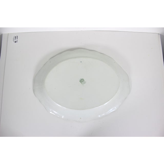 Antique English Ironstone Transferware Platter For Sale - Image 6 of 10