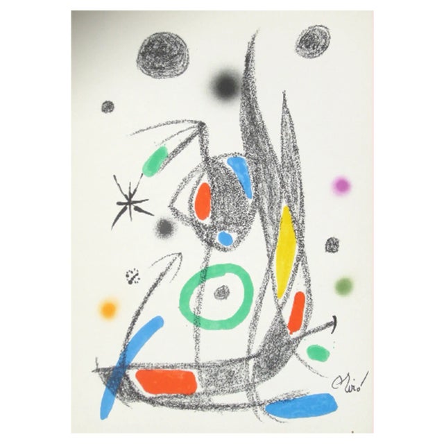 Joan Miró, Maravillas Con Variations Acrosticas 14, 1975, Lithograph For Sale