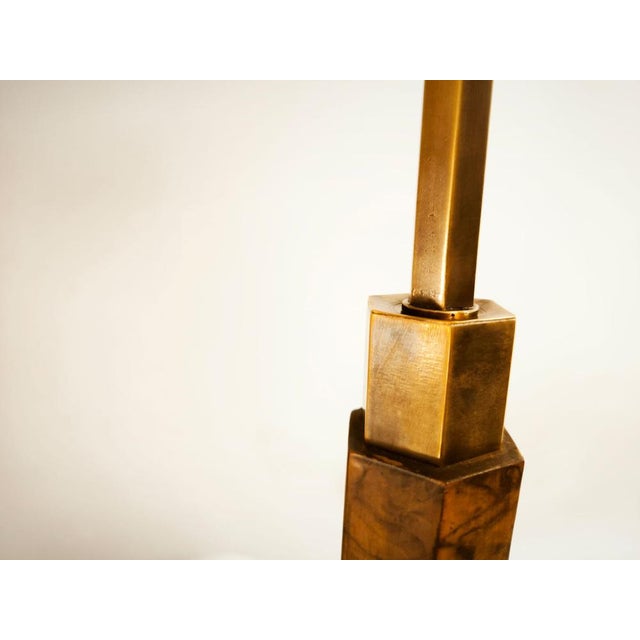 Vintage Wooden Pendant Light with Oval Glass Shades For Sale - Image 4 of 18