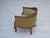 Danish Children's Armchair in Light Green Furniture Velour and Oak, 1950s For Sale - Image 14 of 17