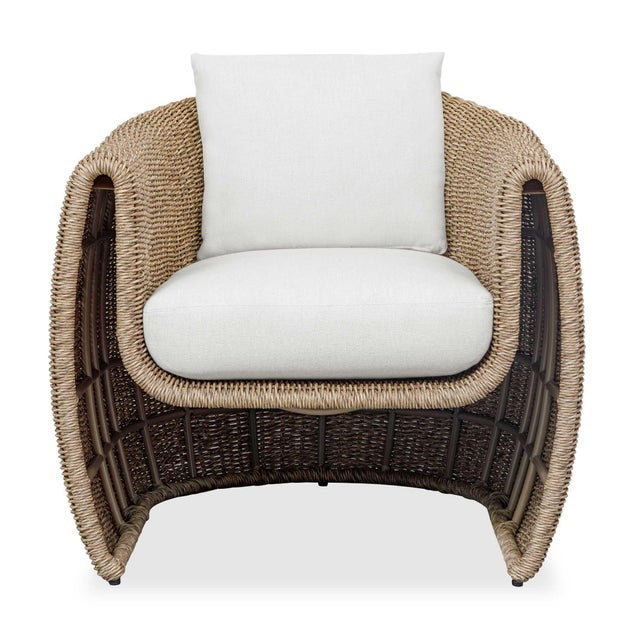 Wood Tropic Golden Flax Outdoor Lounge Chair For Sale - Image 7 of 15