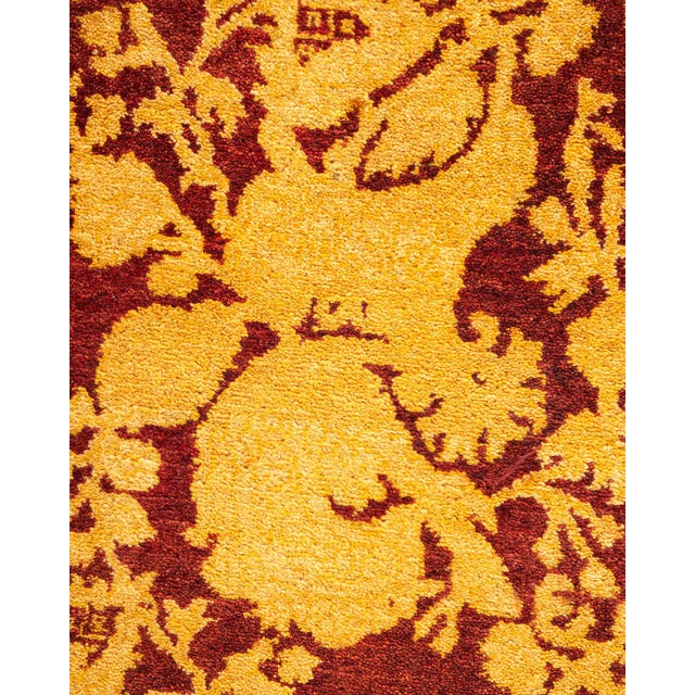 Traditional Mogul, One-of-a-Kind Hand-Knotted Area Rug - Red, 4' 2" x 6' 2" For Sale - Image 3 of 12