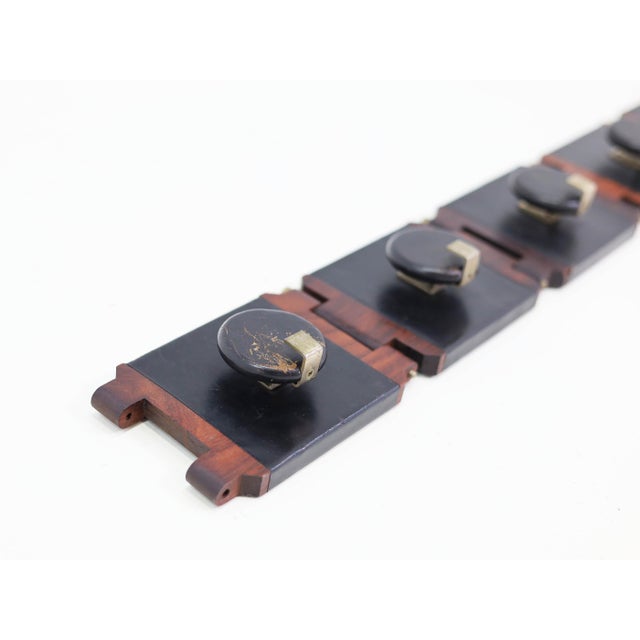 1950s Model 1801 Wall-Mounted Coat Rack by Ico Parisi for Stildomus Selezione, Italy, 1959 For Sale - Image 5 of 8