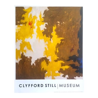 Clyfford Still Abstract Expressionst Offset Lithograph Print Museum Poster " Ph - 321 " 1948 For Sale