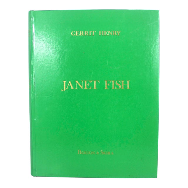 1987 Janet Fish Art Hardcover Book Gerrit Henry Burton & Skira For Sale
