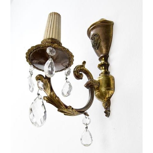 Gold Vintage Wall Lamps, Set of 2 For Sale - Image 8 of 9