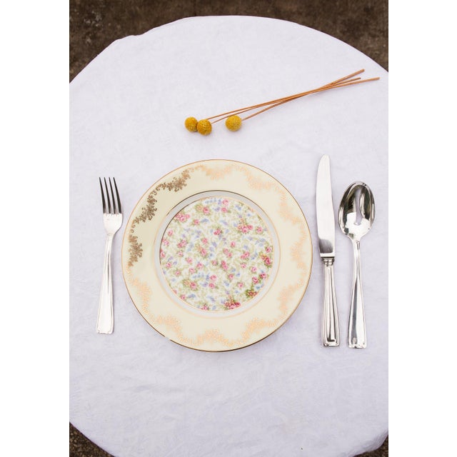 Silver Vintage Art Deco Cutlery Set by François Frionnet, 1940, Set of 35 For Sale - Image 8 of 12
