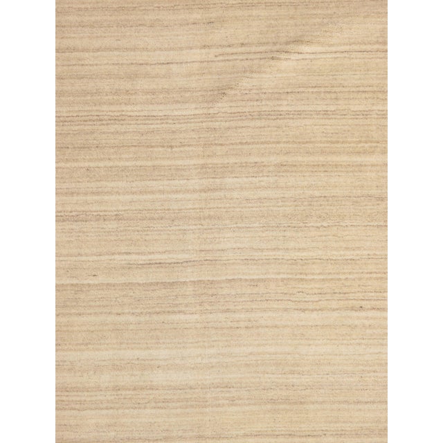 Contemporary Vintage Hand-Knotted Gabbeh Rug 8'0" X 10'0" For Sale - Image 3 of 6