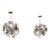Regina Andrew Dogwood Chandelier | White & Gold Floral Statement Chandelier New - a Pair For Sale