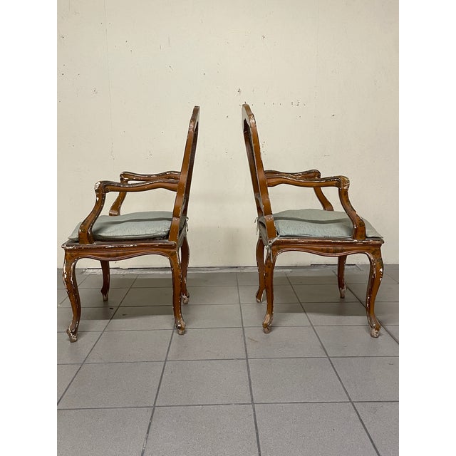 18th Century Louis XV Armchairs, Set of 2 For Sale - Image 14 of 18