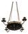 Pendant Light in Brass with Two Light Sockets, 1890s For Sale
