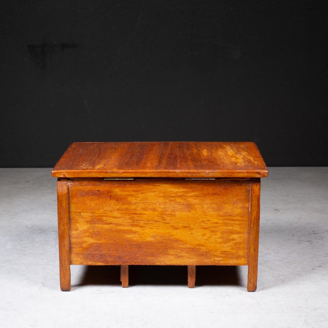 Early 20th C. Handmade Cigar Box Art Library Desk c.1930 For Sale In San Francisco - Image 6 of 9
