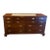 Late 20th Century Henkel Harris Solid Black Cherry 10 Drawer Double Dresser With Mirror For Sale
