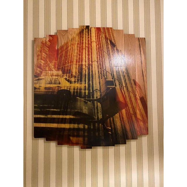 Hugo Garcia-Urrutia, Rays of City Light, Photograph on Maple Wood, 2024 For Sale - Image 6 of 12