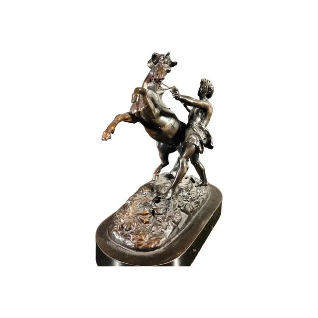 French Bronze Figurine, 1900s For Sale - Image 9 of 10