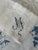 Vintage Blue and White Damask Tablecloth For Sale - Image 11 of 11