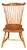 Early 19th Century American Fan Back Windsor Side Chair For Sale