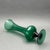 Glass Vintage Italian Empoli Emerald Green Art Glass Bud Vase With Twisted Stem For Sale - Image 7 of 8