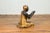 Mid 19th Century Mid 19th Century Thai Kneeling Ceremonial Temple Monk Lacquered and Gilt Sculpture For Sale - Image 5 of 13