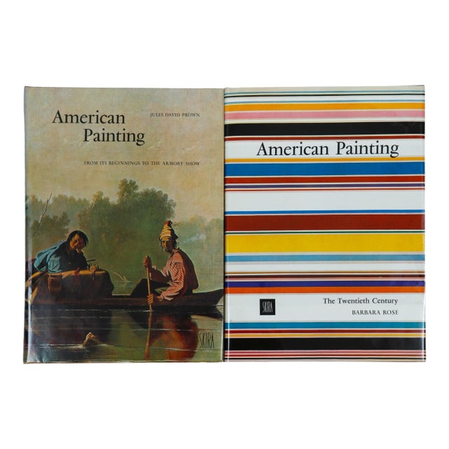 American Painting - Boxed Set of 2 Books For Sale