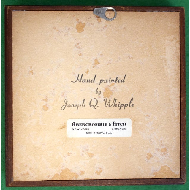 Art Sz: 3 1/2"Sq Frame Sz: 5 1/4"Sq x 1 3/4"Deep Joseph Quinn Whipple, Sr. (American, 1917-2008) was a nationally known...