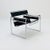 Mid-Century Black B3 Armchair in the style of Marcel Breuer, Germany, 1990s For Sale - Image 11 of 11