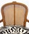 French Country French Country Style Zebra Upholstered Chairs, 2 For Sale - Image 3 of 7