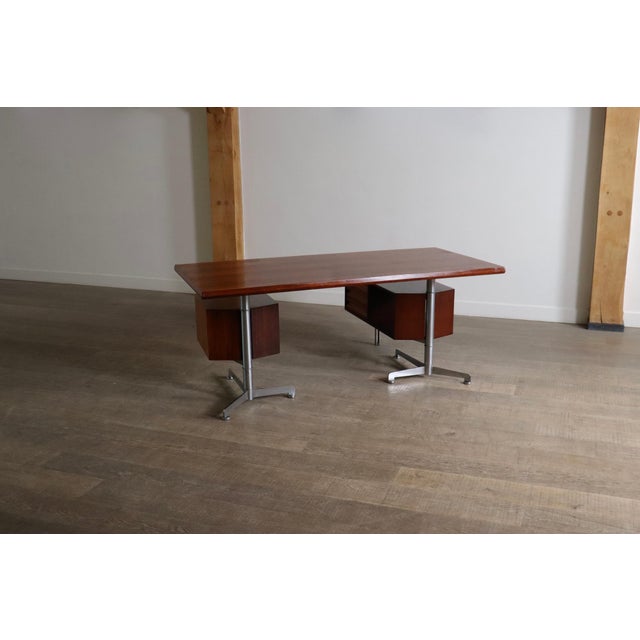 T95 Desk by Osvaldo Borsani for Tecno, Italy, 1956 For Sale - Image 12 of 14