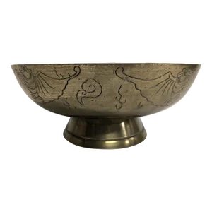Large Chinese Brass Bowl