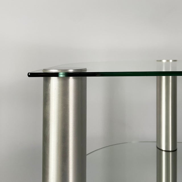 Metal Modern Japanese Record Player Coffee Table from Rotel Project, 1994 For Sale - Image 7 of 15