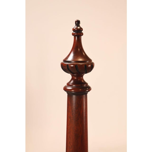 Henkel Harris King Mahogany Poster Bed For Sale - Image 13 of 18