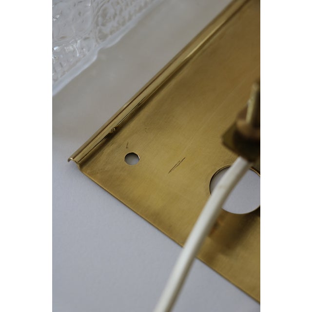 Glass and Brass Wall Lights by Carl Fagerlund for Orrefors, 1960s, Set of 2 For Sale - Image 10 of 18