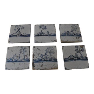 Antique Delft 17th or 18th Century For Sale