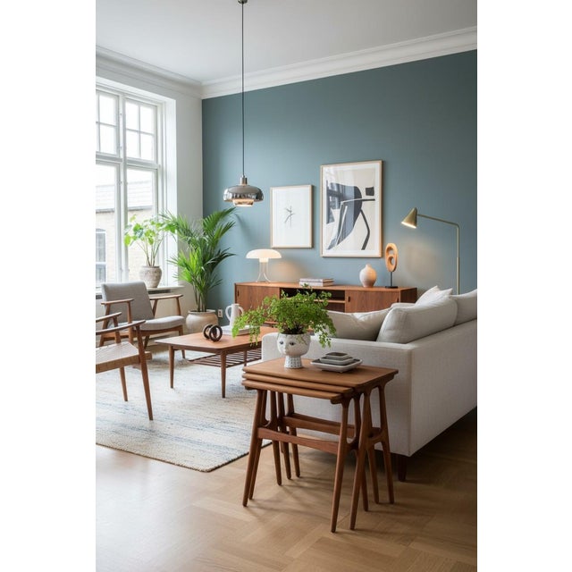 Danish No. 40 Nesting Tables in Teak by Erling Torvits for Heltborg Møbler, 1960s, Set of 3 For Sale - Image 16 of 18