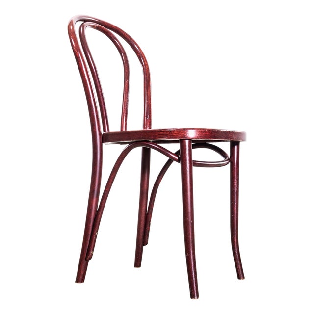 French Cast Base Café Dining Chair, 1980 For Sale