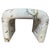 Ivory 1980s Schumacher Upholstered Waterfall Bench For Sale - Image 8 of 10