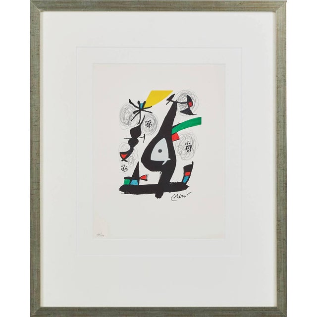 Joan Miró, La Mélodie Acide, Planche I, 1980, Lithograph For Sale - Image 7 of 7