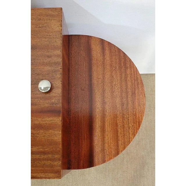 Brown Mahogany Veneer Bar Cabinet, 1950s For Sale - Image 8 of 18