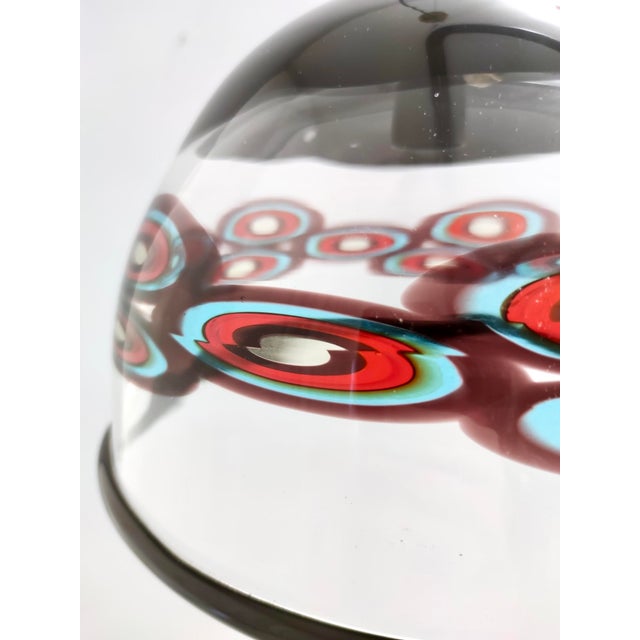 Metal Vintage Murano Glass Pendant attributed to Angelo Barovier for Barovier & Toso, 1960s For Sale - Image 7 of 13