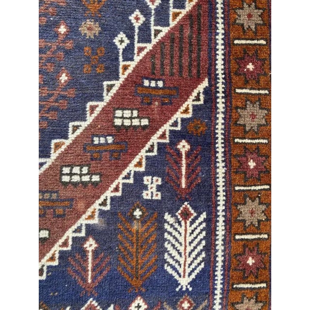 Vintage Baluch Afghan Rug For Sale - Image 4 of 15
