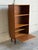 Wood Vintage Danish Teak Bookcase Cabinet Secretary Display Shelf Mid Century Modern 1960s For Sale - Image 7 of 10