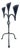 Hand Forged Iron Candelabra 27″ (68cm) Antique Copper Finish 3-Arm Wide Tulip Centerpiece Decor For Sale