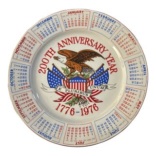 1976 Bicentennial Calendar Plate For Sale