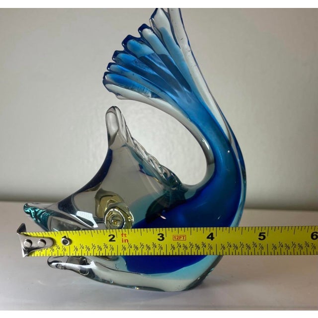 Vintage Murano Art Glass Marlin Figurine in Mint Condition For Sale In Washington DC - Image 6 of 8