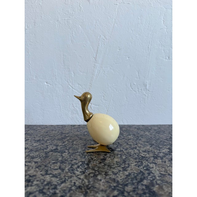 Mid-Century Modern Mid-Century Brazilian Bronze and Resin Duck Sculpture, 1960s For Sale - Image 3 of 12