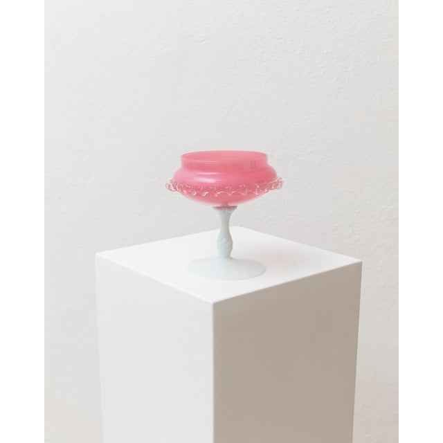 Pink Empoli Glass Bowl, Italy, 1960s For Sale - Image 11 of 12