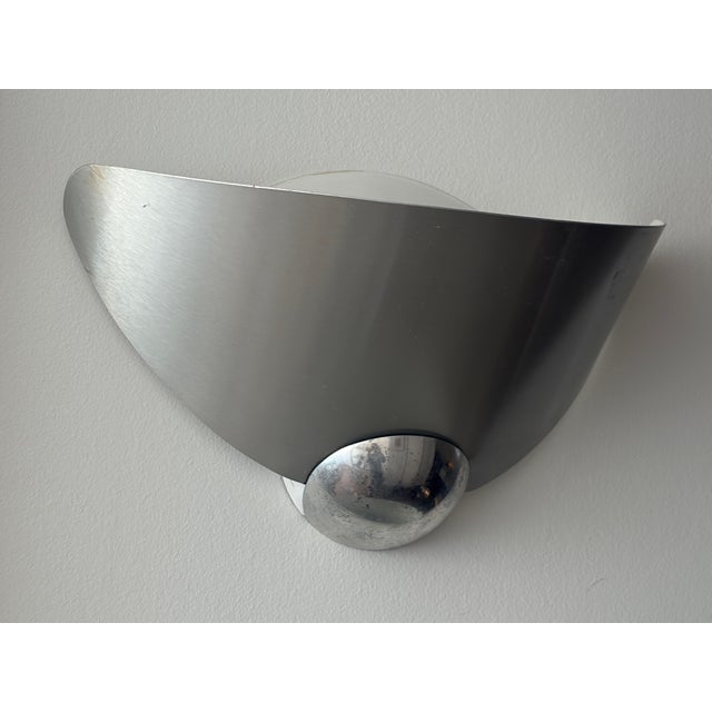 1980s Aura Wall Sconce by Perry King and Santiago Miranda for Arteluce, 1989, Set of 2 For Sale - Image 5 of 5