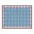 Handmade Cotton Vegetable Dyed Rug, Sky Blue, Cream and Pink Geometric Dhurrie-9'x12' For Sale
